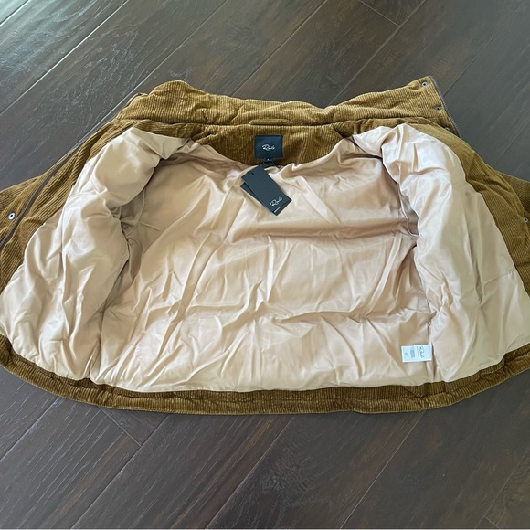 NWT Rails Ezra Corduroy Cropped Puffer Jacket Size L - Picture 8 of 11